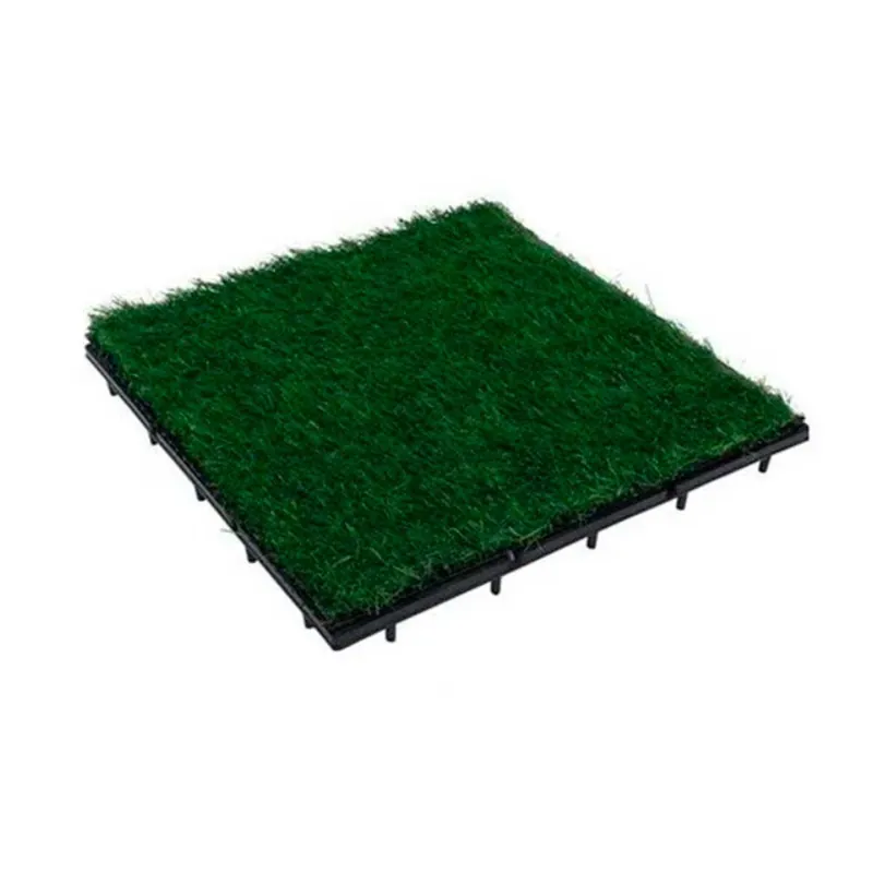 Pack 9 piezas de césped artificial Pro Garden 30x30 cm - Jardín