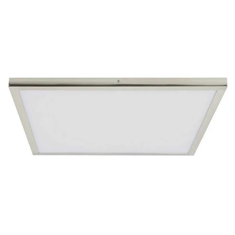 panel led cuadrado metal color niquel serie tivoli 40cm - Decoración