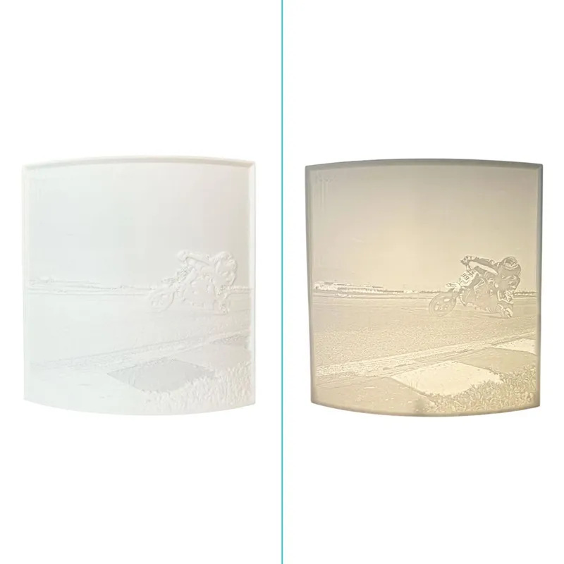 WELL HOME - Pantalla Lámpara Personalizable con TU FOTO / Diseño único p