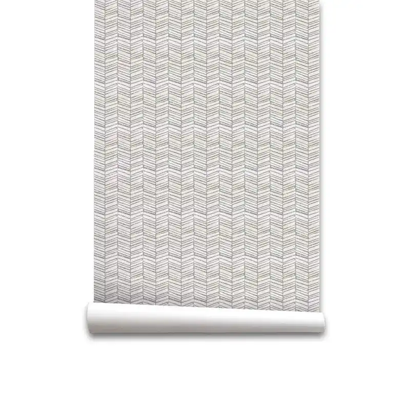 Papel pintado Bone Bone - Beige - 1 rollo 55 x 300 cm
