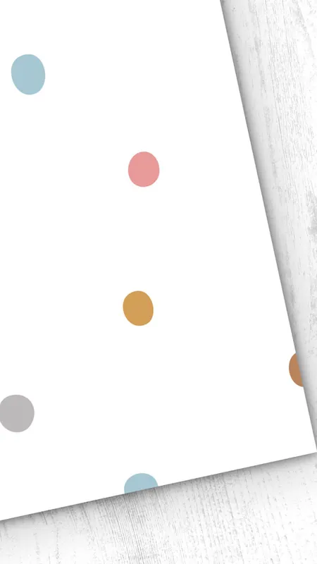 Papel pintado Infantil Dots Dots - Multicolor - 1 rollo 55 x 300 cm