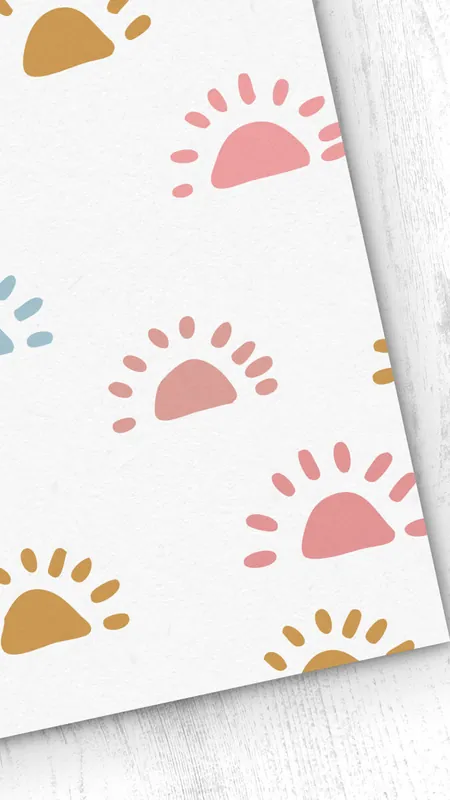 Papel pintado Infantil Soletes Soletes - Multicolor - 1 rollo 55 x 300 cm