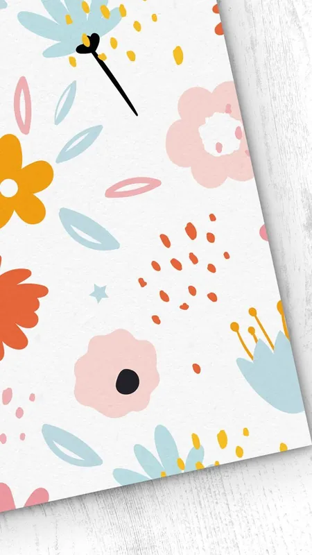 Papel pintado Infantil Sprint Flowers SprintFlowers - Multicolor - 1 rollo 55 x 300 cm