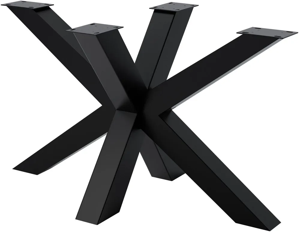 Patas de mesa Harlan Metal Negro 68X100X71 cm - Muebles