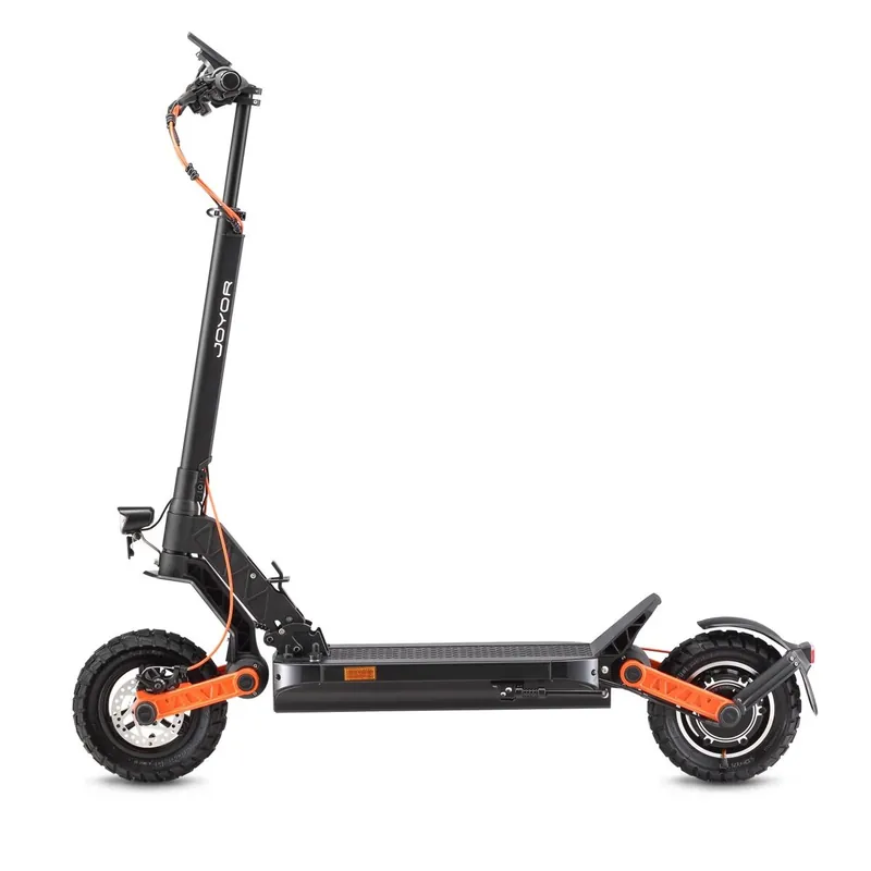 Scooter eléctrico plegable con frenos de disco y luces LED, 45KM autonomía - Electrónica