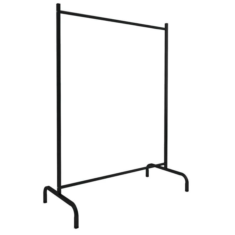 Perchero de Burro para Ropa en Metal Color Negro 104x137x48 cm - Decoración