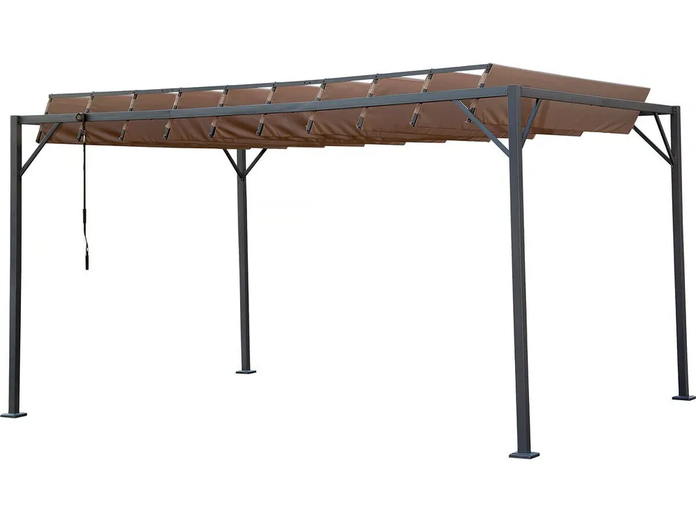 Pérgola bioclimática de tejido 3x4 m - Topo