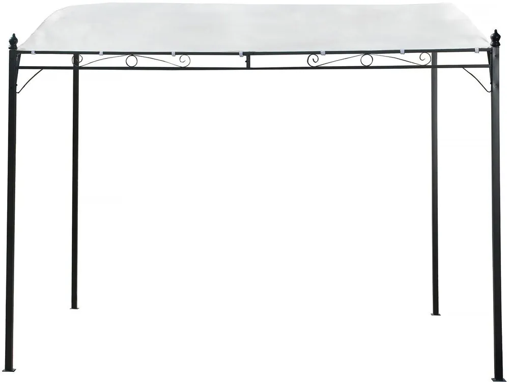 Pérgola metálica inclinada - 3 x 2,5 m - Beige