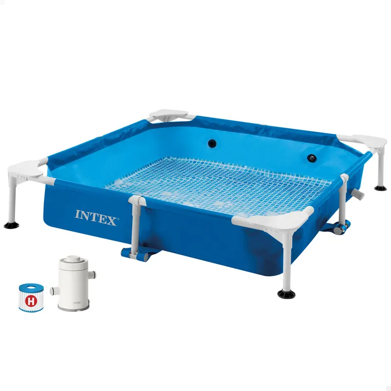 Piscina desmontable INTEX para perros 152x152x30 cm - Jardín