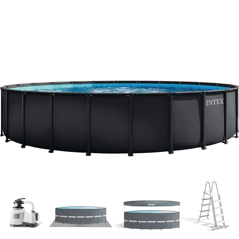 INTEX Piscina desmontable redonda Ultra XTR 7 metros con depuradora y accesorios - Jardín