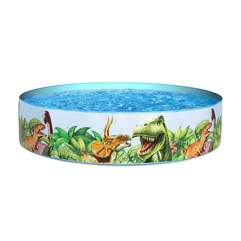Bestway Piscina Rigida Infantil PVC Dinosaurios 183x38 cm +2 Años Jardin 55022 - Jardín