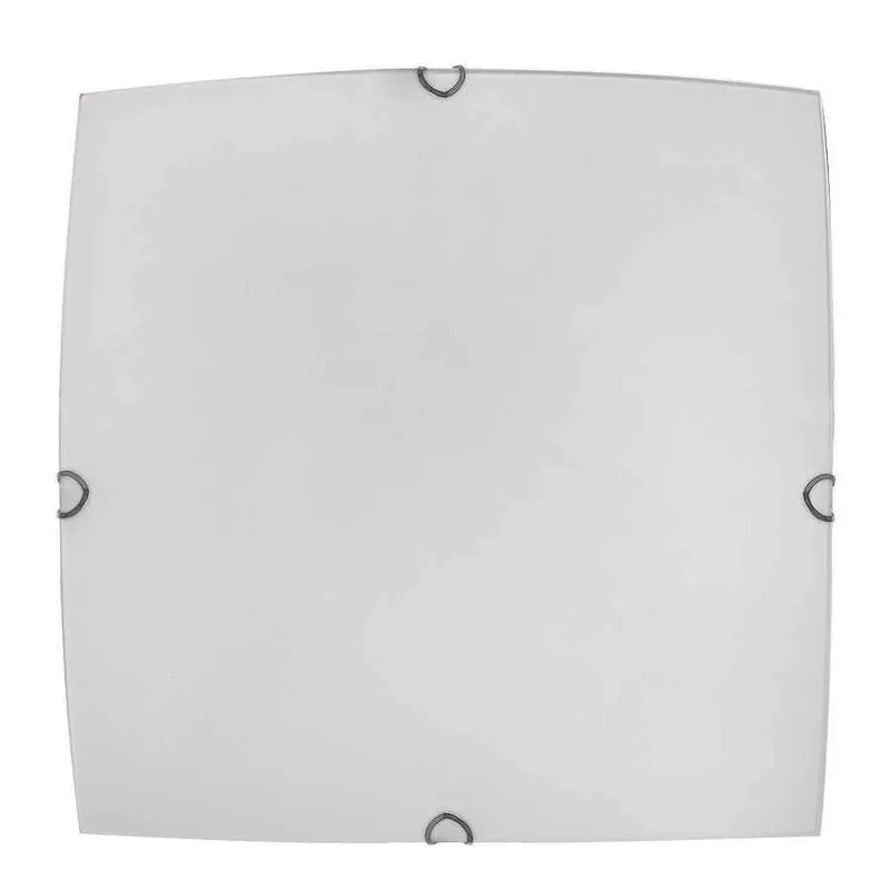 plafon cristal color blanco serie ayla 25cm - Decoración