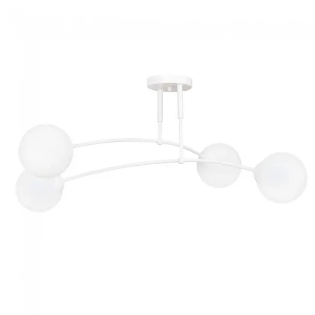 Plafón de techo Mobis Blanco 4 luces marca Wonderlamp - Decoración