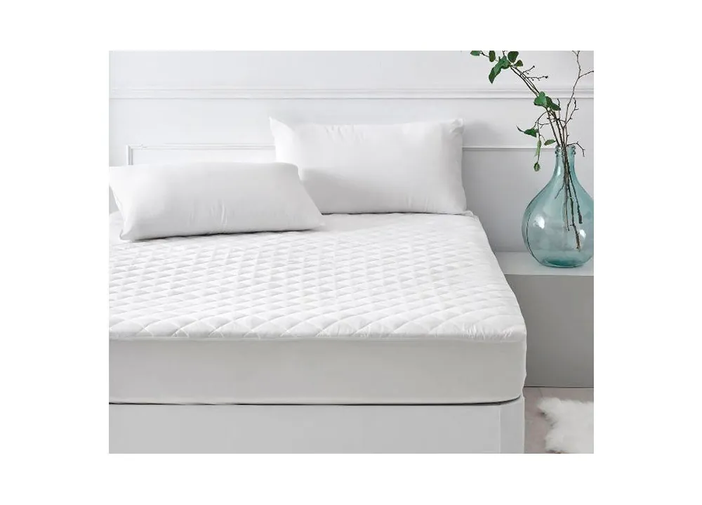 Protector ACOLCHADO antiácaros impermeable cama 90cm - Textil