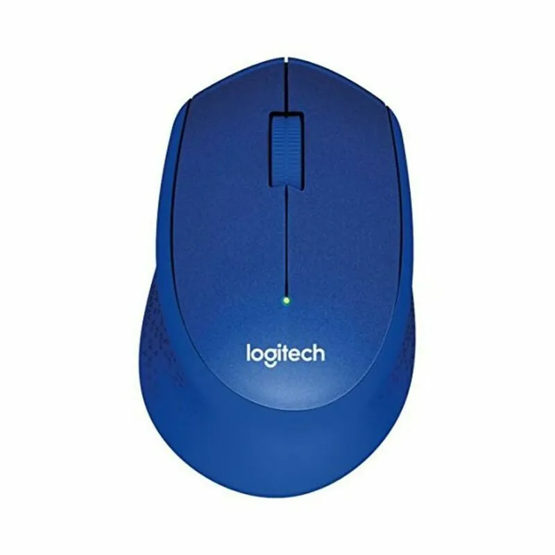 Ratón Inalámbrico Logitech M330 Silent Plus Azul 1000 dpi - Electrónica