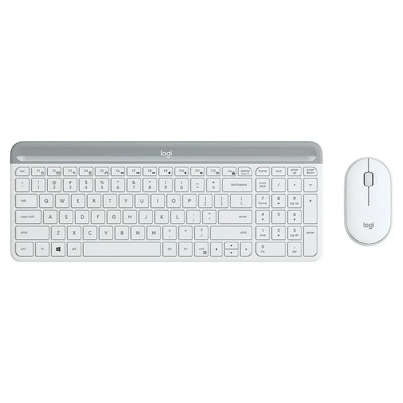 Ratón y Teclado Logitech MK470 Blanco Francés AZERTY - Electrónica