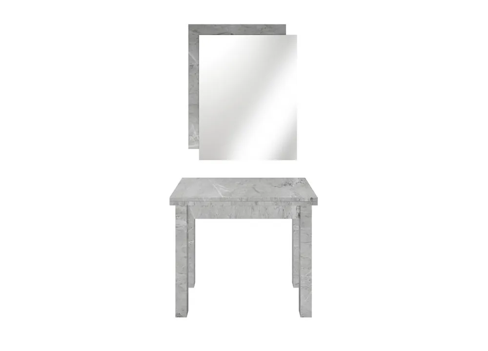Recibidor convertible en mesa ARTUR blanco piedra - Muebles