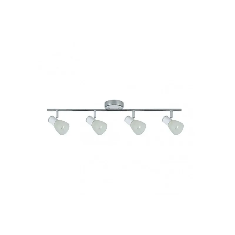 regleta 4 luces metal color blanco serie cholo 69.5cm - Decoración