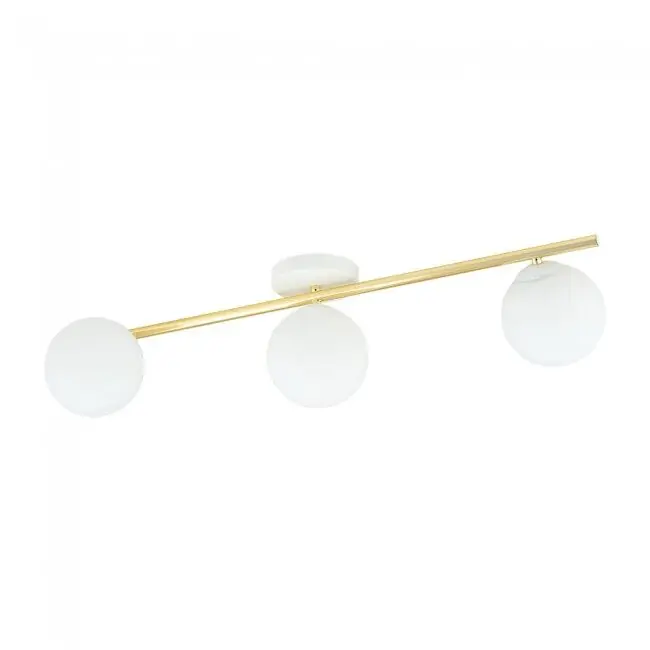 Regleta de techo Dadora II Opal 3 luces marca Wonderlamp - Decoración
