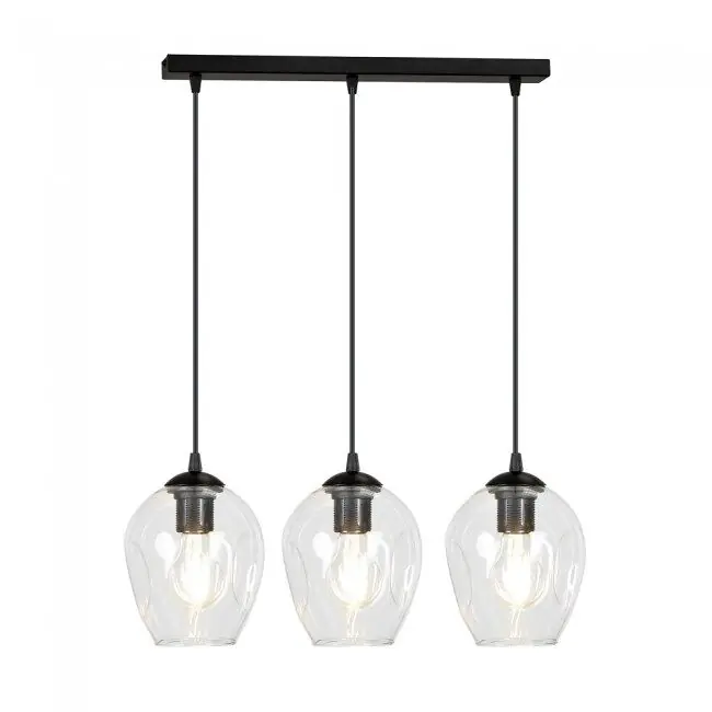 Regleta de techo Domos Transparente 3 luces marca Wonderlamp - Decoración