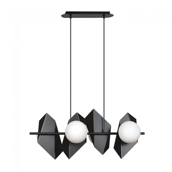 Regleta de techo Escena Negro 4 luces marca Wonderlamp - Decoración