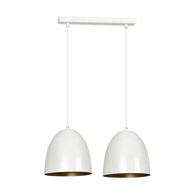 Regleta de techo Jonix Blanco/Oro 2 luces marca Wonderlamp - Decoración