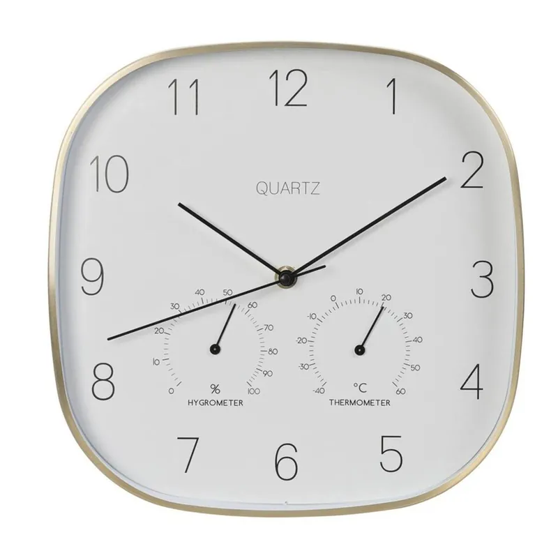 Reloj decorativo dorado 28,5 x 4cm - Decoración