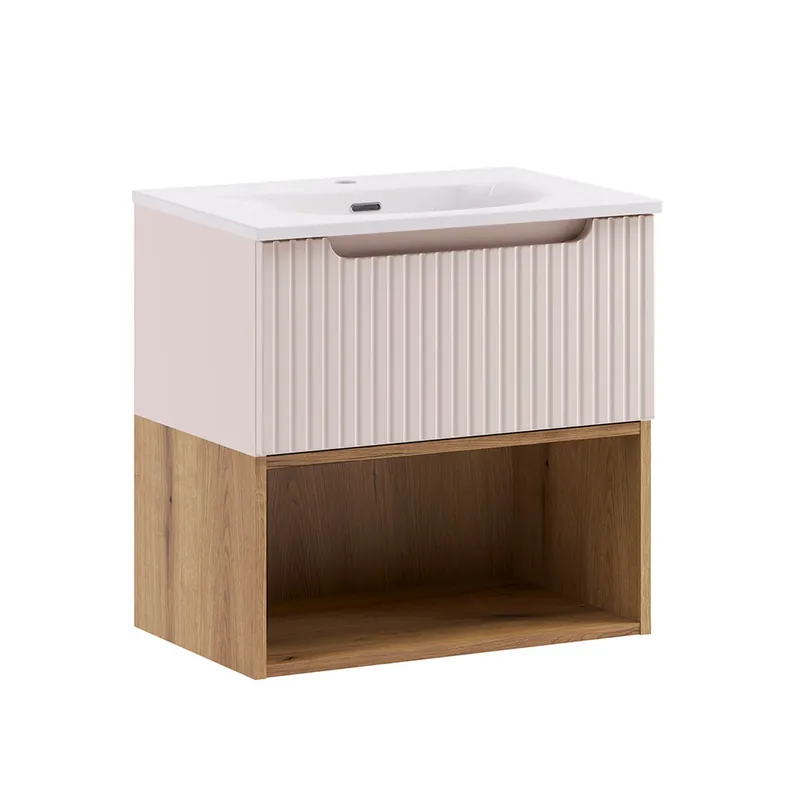 Riva Cashmere y madera mueble bajo lavabo 60cm - Baño