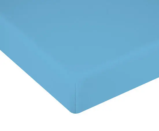 Sábana Bajera Ajustable Donegal Cama 90cm Turquesa - Textil