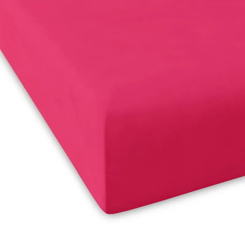 Sábana bajera CASUAL fucsia 100x200+28 cm - Textil