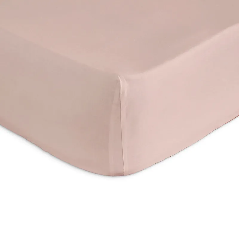 Sábana bajera ajustable de algodón CASUAL 100x200+28 cm Rosa claro - Textil