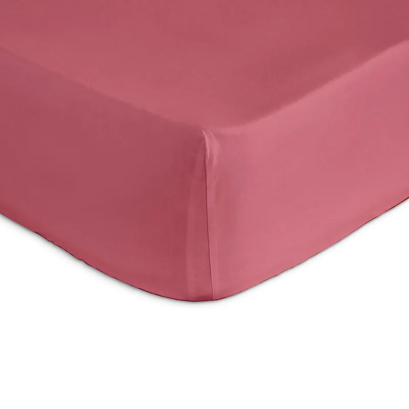 Sábana bajera ajustable de algodón CASUAL 100x200+28 cm Fresa - Textil