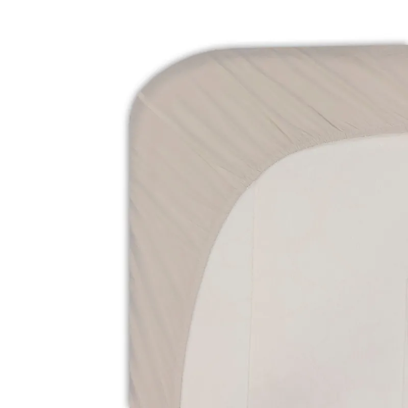 Sábana bajera microfibra SILK cama 90cm color topo - Textil