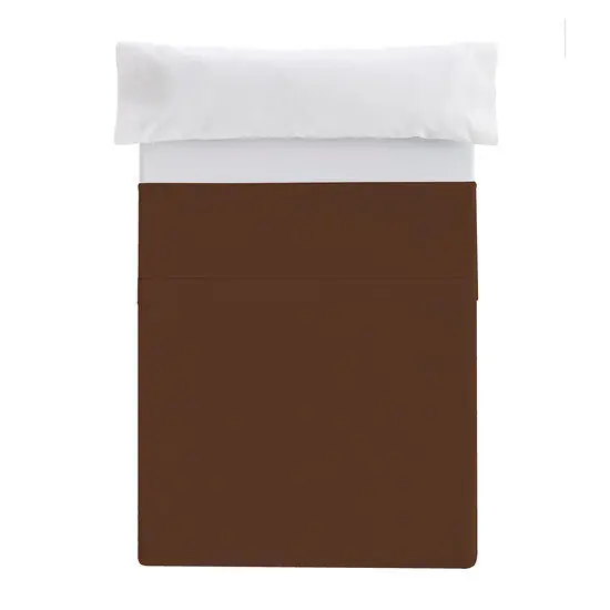 Sábana Encimera Ajustable Donegal Cama 90cm Marrón - Textil