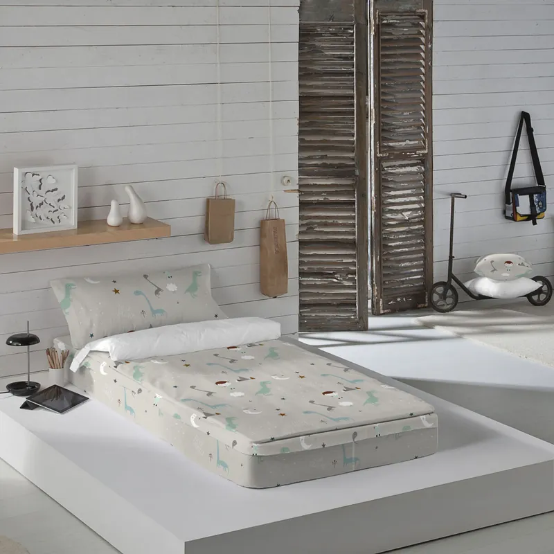 SACO NORDICO CON RELLENO JURASIC WHITE COOR CAMA 90 - Textil