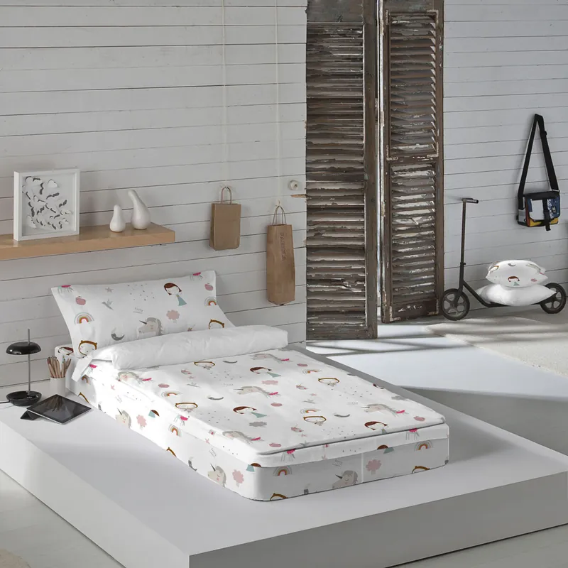 SACO NORDICO CON RELLENO UNICORN PINK COOR CAMA 90 - Textil