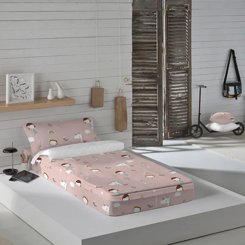 SACO NORDICO SIN RELLENO UNICORN WHITE COOR CAMA 90 - Textil