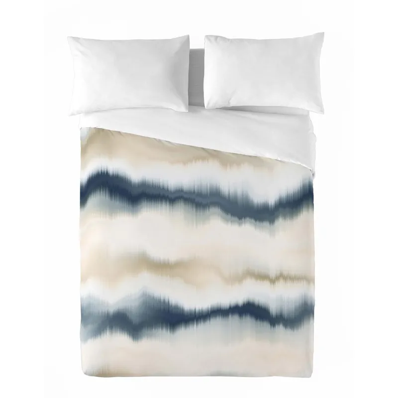 SANDAL - Funda Nórdica Estampada cama 90 - Algodón Extrasuave - Incluye 1 Funda de Almohada - BELIX BLUE