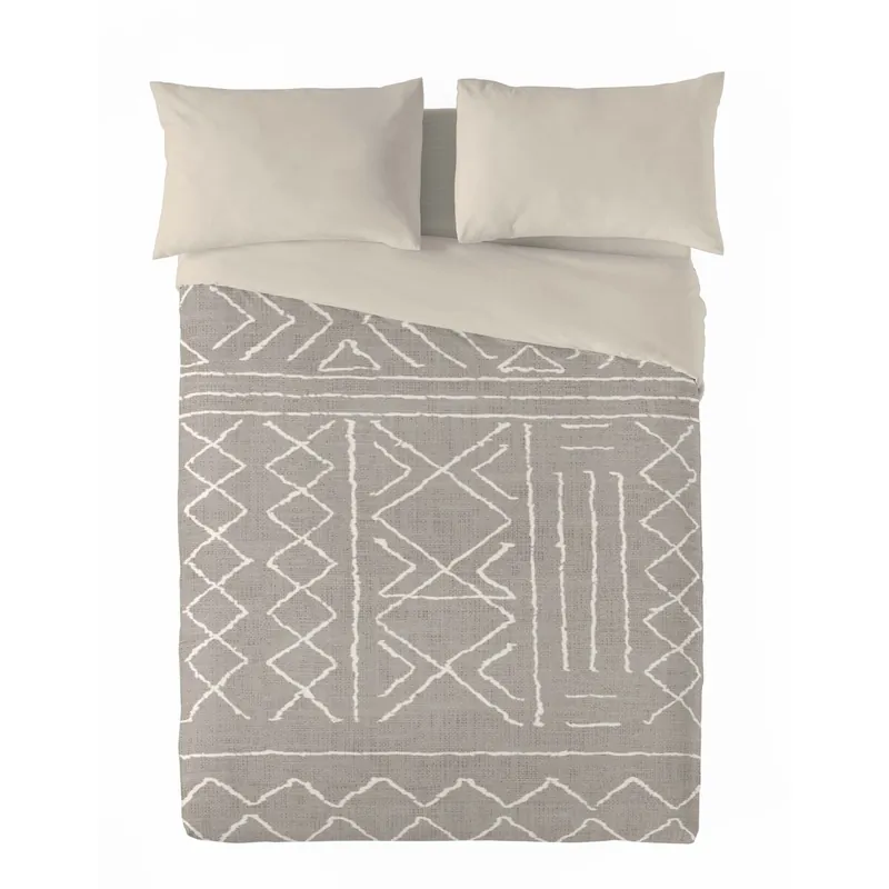 SANDAL - Funda Nórdica Estampada cama 90 - Algodón Extrasuave - Incluye 1 Funda de Almohada - NAUEK LINEN