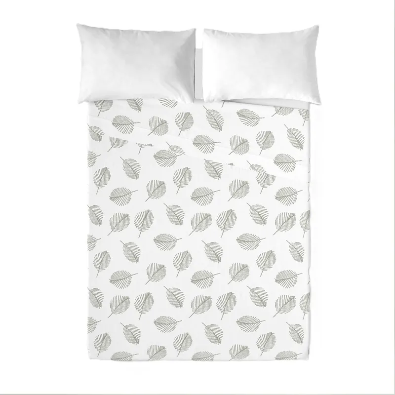 SANDAL - Juego de Sábanas Estampadas 2 Piezas Cama 90 - Algodón Extra Suave - Incluye Sábana Encimera + 1 Funda de Almohada - JAHO SAGE