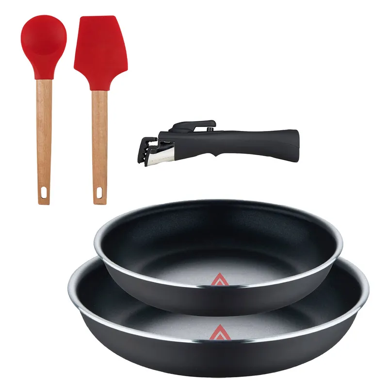 Sartenes Ø22Ø26cm inducción Click&Cook y Utensilios de cocina