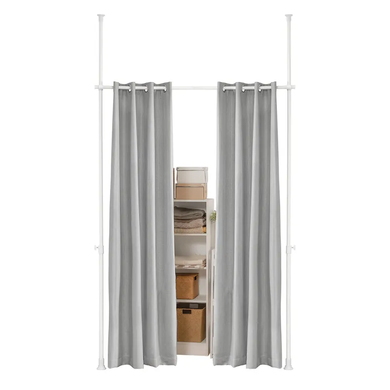 Separador de Ambientes Interior Gris Cortinas Modernas Termicas Aislantes Gruesas Largas Cocina Comedor Sala, 1 Panel Ancho (162-270) x Alto (199-285) cm KLS12-HG SoBuy