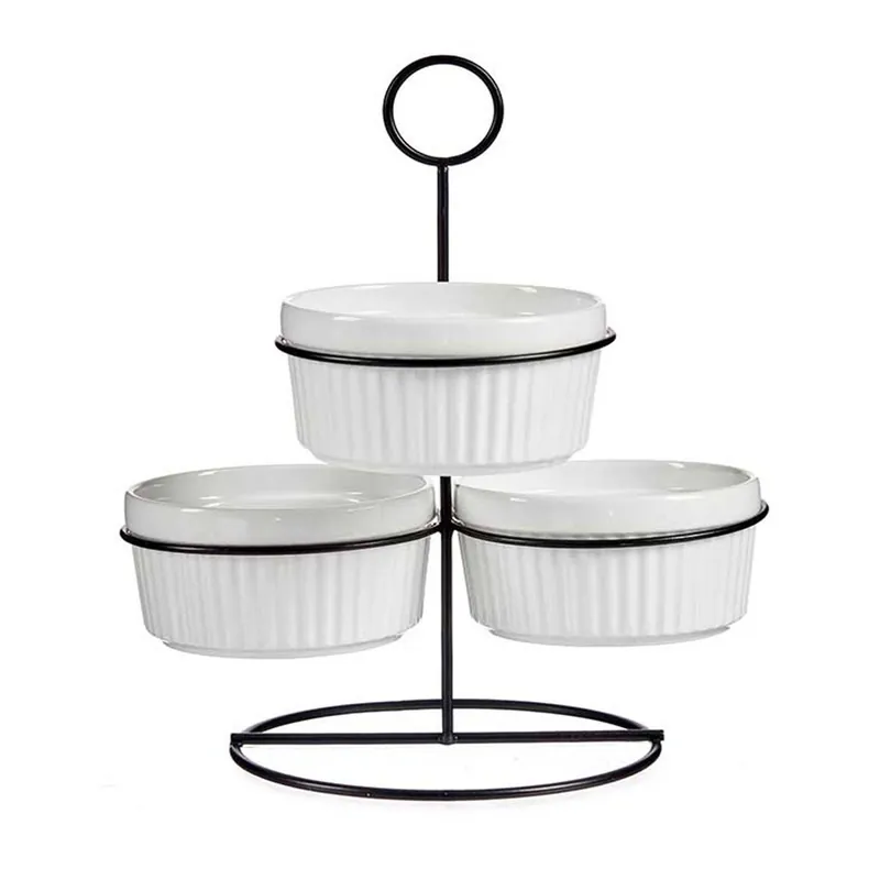 Set 3 bols redondos + estante colección VESSIA - Cocina