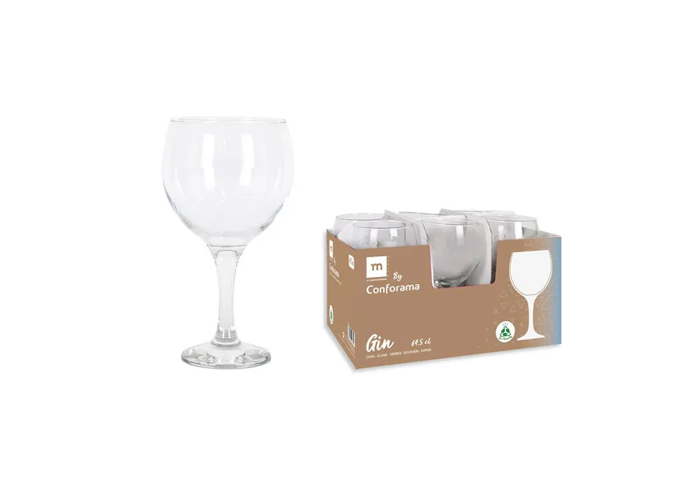 Set Copas Combinados CONFORAMA 6 piezas La mediterránea - Cocina