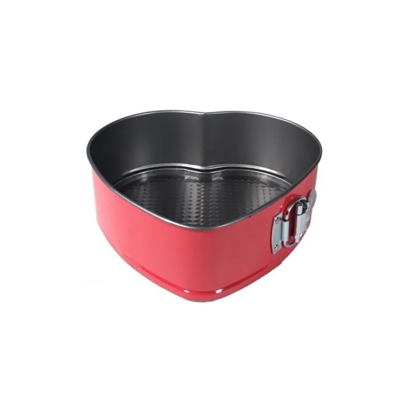 Set de 3 moldes para horno rojo Ø26/Ø25/Ø22 cm - Cocina