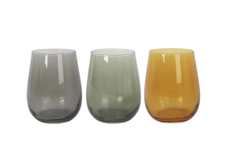 Set de 4 vasos NATUR CORAL 360cc marca LA MEDITERRANEA - Cocina