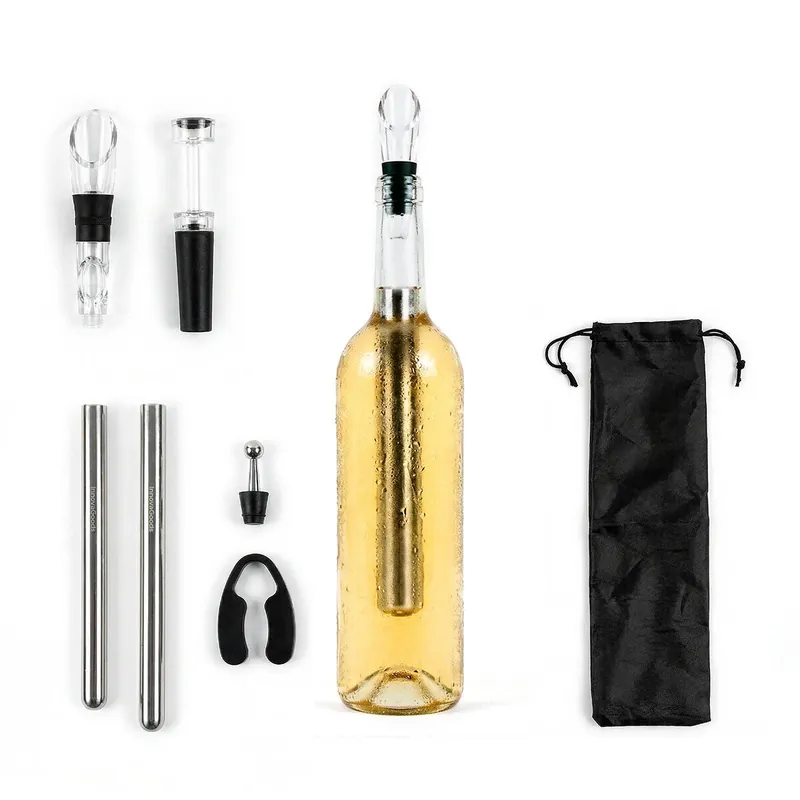 Set de Accesorios para Vino con Bolsa de Transporte InnovaGoods - Cocina