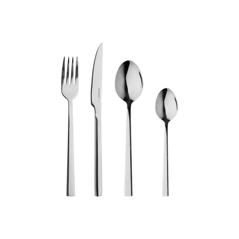 Set de Cubertería de 16 piezas Negro en acero inoxidable SOFIA de San Ignacio - Cocina