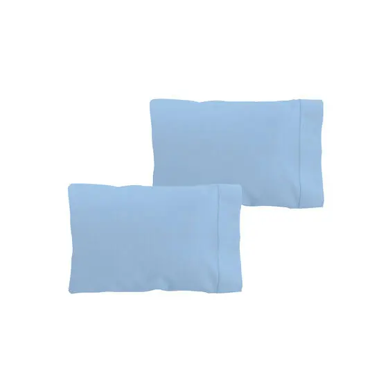 Set Dos Fundas de Almohada Donegal 70cm o Cama 135cm Celeste - Textil