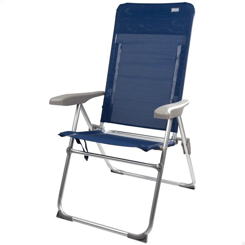 Aktive Silla de playa alta multiposición plegado Slim - Jardín
